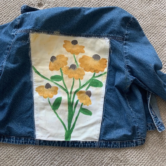 Doreman burns vintage jean jacket - Picture 2 of 3